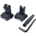 Tacticon Armament Flip Up Iron Sights for Rifle with Adjustment Tool - BUIS Set for Picatinny/Weaver Rails - Buy Online on SooperMarket.com