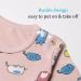 YANWANG 100% Cotton Baby Pajamas Set | Long Sleeve Sleepwear (1-2 Years) | Pink Cat Design - Buy Online on SooperMarket.com