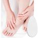 Glass Foot File Callus Remover Clear Glass Foot File Pedicure Helper - Pedicure Foot Buffer in Shower Foot Scrubber for Removes Dead Skin Egg - Buy Online on SooperMarket.com