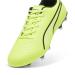 PUMA Unisex King Match Fg/Ag Soccer Shoe 44.5 EU Electric Lime Puma Black