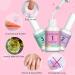 SAVILAND Dipping Powder Liquid Set - 30ml Brush Saver & 15ml Base/Top Coat Gel Activator - Dip Powder Nail Kit - No Curing Needed - Buy Online on SooperMarket.com