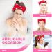 ODDIER Make-up Spa Headband - Red Microfiber Coral Fleece Hair Band for Women and Girls, Ideal for Bath, Skincare, and Makeup Application - Buy Online on SooperMarket.com