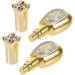 FRCOLOR Vintage Rose Glass Perfume Bottles - Refillable Spray Vial for Travel | 2pcs Essential Oil Bottle Set - Buy Online on SooperMarket.com