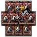 INDIANA BEEF JERKY dried meat high protein no added sugar + salami snack 18g (10 x 90g Jerky Beef Peppered)