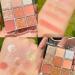 Lovelycat 9 Colors Glitter Eyeshadow Makeup Palette Matte High Pigmented Colorful Creamy Texture Eye Shadow Powder Natural Waterproof Long Lasting Eyeshadow Powder Cosmetics (orange) - Buy Online on SooperMarket.com