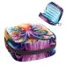 Color Ink Octopus Sanitary Napkin Storage Bag Feminine Menstrual Cup Pouches Nursing Pad Holder Tampon Bags Portable Period Bag for Women Teen Girls 1Pcs Multi-colored 7