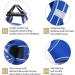 Heele Adjustable Reflective Soft Mesh Dog Harness for Small & Medium Dogs - Breathable Royal Blue Design - Buy Online on SooperMarket.com