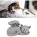 Qcwwy Pet Memorial Statue | Angel Cat Grave Marker | Resin Sleeping Pet Angel Sculpture | Tribute Ornament for Pet Memorials - Buy Online on SooperMarket.com