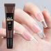 Gel Nail Tip Glue Gel Glue Nail Glue Base Gel Strong Glue Long-Lasting Soft Gel Glue Nail Tips Gel Extension Glue Gel Glue for Rhinestone Nails round mouth - Buy Online on SooperMarket.com