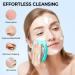 Electric Face Scrubber Silicone Facial Cleansing Brush for Deep Cleanning Exfoliating Waterproof Rechargeble|Vibrating|Massager (Blue) - Buy Online on SooperMarket.com