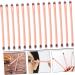 Baluue 120 Pcs Makeup Brush Eye Shadow Brush Mineral Eyeshadow Double Sided Brush Golden Artificial Fiber - Buy Online on SooperMarket.com