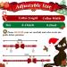 Azuza 2 Pack Cat Collar Breakaway with Bell and Removable Bowtie - Adjustable from 8-12 inches - Christmas Gift Set - Buy Online on SooperMarket.com