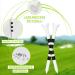 FINGER TEN Golf Tees Wooden Bamboo 3 1/4 & 2 3/4 Inch Durable Biodegradable Colored Tee Pack - 120 Count - White & Black - Buy Online on SooperMarket.com