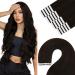 Youngsee tape in extensions dark brown 60 cm tape extensions real hair brown real hair extensions tape brown invisible taple extensions brown tape in hair extensions long hair 50g 20pcs #2 60 cm 2- #2