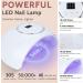 Lavender Violets 48 Gel Polishes UV LED Nail Lamp Kit with Nail Brushes & Top Coats - Q975 Collection - Buy Online on SooperMarket.com