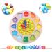 Reastar Montessori Learning Watch - Wooden Educational Toy for Kids Age 3+ | Fun Number & Animal Patterns Perfect for Early Development - Buy Online on SooperMarket.com