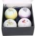 Bath Bubble Ball Gift Set - 4-Piece Handmade Organic Foam for Women | Natural Oils & Moisturizing Bath Salt - Buy Online on SooperMarket.com