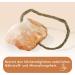 Set of 10 Himalayan Salt Lick Stones with Cord - 1 kg for Rabbits, Cats, Horses, Sheep - Premium Mineral Lick for Animals - Buy Online on SooperMarket.com