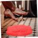 Beavorty Lazy Back Rub Pad Foot Massager Foot Brush Cleaner Skin Cleaning Scrubber Pink - Buy Online on SooperMarket.com