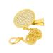 Soft Curved Golden Baby Pacifier | Ergonomic & Safe Pacifier with Clips | 26 Letters | Healthy Bling Design - Buy Online on SooperMarket.com