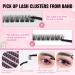 Parriparri DIY Lash Extension Kit - 120Pcs Individual Lashes with Bond and Seal | Cluster Lashes Applicator | Volume Eyelash Extensions Kit for False Eyelashes DIY at Home (8-16MM MIX) - Buy Online on SooperMarket.com