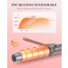 1 1/4 Inch Tourmaline Ceramic Curling Iron with LCD Display - Dual Voltage Includes Glove Comb Clips & Pad for Long Hair | International Shipping - Buy Online on SooperMarket.com