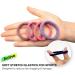 Basic Sense Gym Hair Ties - Unique Soft Jersey Bobbles Strong Hold Seamless Elastics Metal-Free for Active Lifestyles Pink - Buy Online on SooperMarket.com