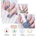TBeautfave Blue & Green Nail Varnish Nail Polish Quick Dry Long Lasting Nail Polish Nail Polishes Breathable Nail Polish No Need Cure Nail Polish Nail Varnish at Home Manicure Blue Gray + Mustard Green - Buy Online on SooperMarket.com