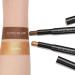 FOCALLURE Shimmer Cream Eyeshadow Stick Set - Long Lasting Waterproof Eye Makeup in Fancy Tabac (2 Pcs) - Buy Online on SooperMarket.com