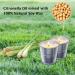 TopSics Citronella Candles - 8 Natural Soy Wax Candles for Outdoor Use - Long Lasting 80-96 Hours - Perfect for Garden Terrace Picnic and Camping - Buy Online on SooperMarket.com