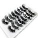 HBZGTLAD 8 Pairs 3D Mink False Eyelashes - Natural Long Makeup Lashes (Mix-81) - Buy Online on SooperMarket.com