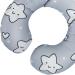 Baby Car Seat Travel Neck Pillow - Infant Head Support Cushion for Stroller & Car Seat - Cute Cartoon Design - Soft U-shaped Protector Pillow - 1pc Fox + 1pc Star - Buy Online on SooperMarket.com