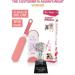 Fur Magic Pet Hair Remover Lint Brush - Self-Cleaning Base - Double-Sided Brush for Dog and Cat - Pink Limited Edition - Buy Online on SooperMarket.com