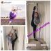 UBING Leg Stretcher Door Flexibility Trainer | Splits Trainer for Dance Ballet | Over The Door Stretch Strap for Flexibility - Light Purple - Buy Online on SooperMarket.com
