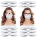 Anti Fog Nose Bridge Pads for Mask Soft Comfortable Silicone Self-Adhesive Protection Strip Seal Nose Cushion Anti-Fog Sheet for DIY Mask Handmade Crafting Making Nose Bridge Clip Clear (Clear  5pcs) Clear 5pcs