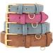 Beirui Soft Padded Leather Dog Collar - Comfortable & Durable for All Dog Sizes - Pink 28-38cm Quality Alloy Fittings - Buy Online on SooperMarket.com