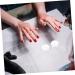 Ipetboom Silicone Nail Stamper Replacement 6pcs Nail Art Silicone Stamp Single Silica Gel Seal Silicone Stamper Replacement 2.30X2.30X1.20CM Transparent Color - Buy Online on SooperMarket.com