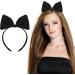 WLLHYF Bow Headbands Red Bowknot Hair Band Fashion Cute Hair Hoop Big Bowknot Headdress Perfect Hair Accessories for Women Girls Party Cosplay Christmas Valentine's Day Black - Buy Online on SooperMarket.com