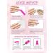 24 Piece Pink Comic Long Press on Nails for Women - French Acrylic False Nails with Cartoon Design - Includes Adhesive Tabs for Easy Manicure Decoration - Buy Online on SooperMarket.com