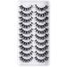 3D False Eyelashes - Handmade Natural Look Fluffy Strip Lashes | Multipack of 10 Pairs (Hyal01W) - International Shipping Available - Buy Online on SooperMarket.com