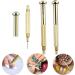 FRCOLOR 9 Pcs Nail Drilling Drill Nail Piercing Drills Drill Machine Bit Nail Jewels Acrylic Nail Drill Nail Piercing Tools Diy Nail Drill Nail Art Tools Hand Drill Metal Do It Yourself 6.5x0.8cmx3pcs Goldenx3pcs - Buy Online on SooperMarket.com