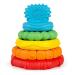 Baby Einstein 12356 Stack & Teethe bite ring set with different structures easy to grab 5-part bite ring and toy set for stacking multicolored 90 g Stack & Teethe 5 Count (Pack of 1)