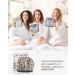 Mikimini Leopard Large Shower Hoods 2-Pack | Waterproof & Washable Shower Caps for Long Hair with Black Lace - XL Size for Women - Buy Online on SooperMarket.com