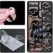 Luvadeyo Nail Art Plates - 2 Piece Stamping Set with Transparent Stamp & Scraper Tool for Women & Girls | International Shipping - Buy Online on SooperMarket.com