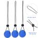 Demeras Wrist Finger Massage Exerciser - Stress Relief Fitness Training Squeezing Balls with Bungee Cord | Blue 30 Degrees - Buy Online on SooperMarket.com