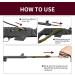 SABPACK Gun Snakes Cleaner for Pistol and Rifle Calibers - Shotgun 12GA, 9mm, .380cal, .38cal, .7.62mm, .30Cal, 308Cal - Brass Brushes - 1 Pack - Buy Online on SooperMarket.com