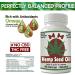 MM Hemp Seed Oil 1000mg (90 Soft Gel Capsules) Vegan Gluten-Free Rich in Antioxidants with Anti-Inflammatory Properties for Pain Relief and Joint Pain - Buy Online on SooperMarket.com