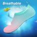 VIFUUR Kids Water Shoes - Quick Dry Aqua Socks for Beach Swim - Gradient Pink - Size 3-4 Big Kid - Buy Online on SooperMarket.com