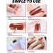 Kalolary 20PCS Nail Gel Polish Strips Full Wraps Nail Polish Stickers Cured Gel Nail Strips Self-Adhesive Gel Nail Wrap Stickers Decals with Nail File and Stick(UV/LED Lamp Required) (NJTZ-NG200266) - Buy Online on SooperMarket.com