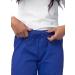 Sivvan Women's Scrub Set - Mock Wrap & Cargo Pants, Medium Royal Blue - Buy Online on SooperMarket.com